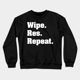 Wipe. Res. Repeat. MMO Classic Crewneck Sweatshirt